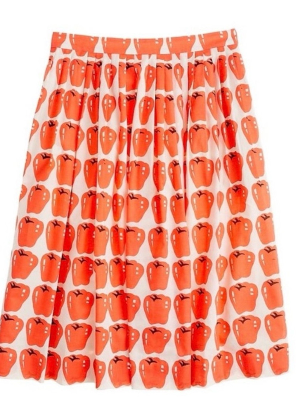 JCREW PLEATED JARDIN SKIRT size 6